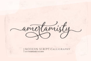 Amerta Misty Script for Editorial Design and Creative Branding