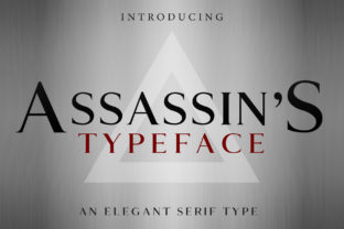Assassin s: A Bold Serif Font for Digital Branding and Web Design
