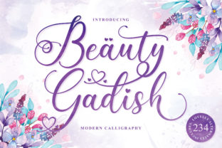 Beauty Gadish: The Script Font That Elevates Your Campaign Design