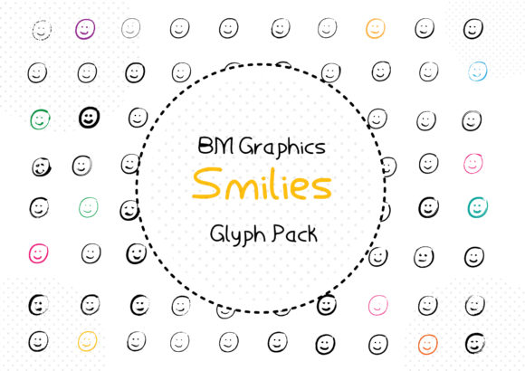 BM Graphics - Smilies: A Charming Dingbats Font for Web Design