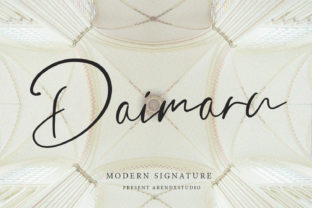 Daimaru: A Script Handwritten Font for Editorial Expression