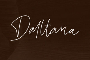 Daltana: A Script Font for Crafting with Style and Substance