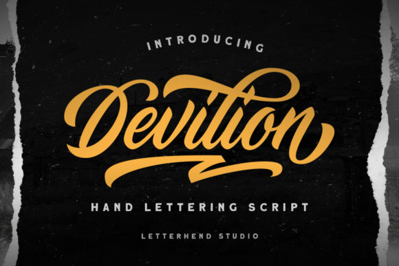 Devilion: A Bold Script Font for Dynamic Campaigns
