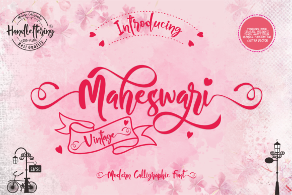 Discover the Magic of Maheswari: A Script Handwritten Font for Creative Makers