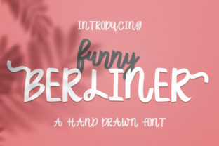 Funny Berliner: A Script Font for Creative Crafters and Product Makers