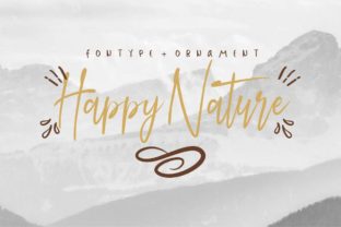 Happy Nature: A Script Handwritten Font for Creative Web Design
