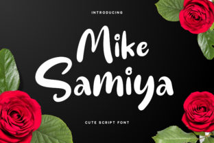 Mike Samiya: The Script Font That Elevates Your Brand