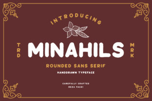 Minahils: A Vintage Hand-Drawn Font for Editorial Design and Branding