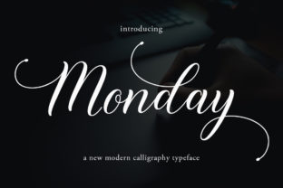 Monday: A Script Handwritten Font That Elevates Branding