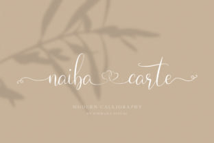 Naibacarte: A Script Handwritten Font for Creative Crafters