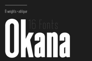 Okana: A Modern Sans Serif Font for Creative Makers