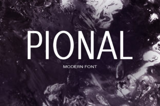 Pional: A Modern Sans Serif Font for Creative Crafters and Product Makers