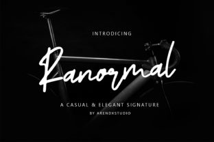 Ranormal: A Handwritten Font for Editorial Elegance