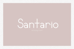 Santario: The Serif Font That Elevates Your Brand’s Visual Story