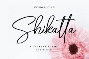 Shikatta: A Romantic Script Font for Handmade Creators