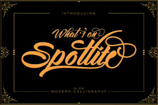 Spotlite Bold: A Script Font for Elegant Editorial Design