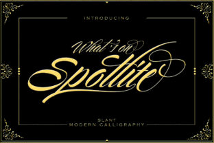 Spotlite Slant: The Ultimate Script Handwritten Font for Digital Marketers
