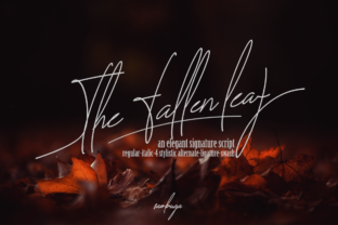 The Fallen Leaf: A Versatile Script Font for Designers