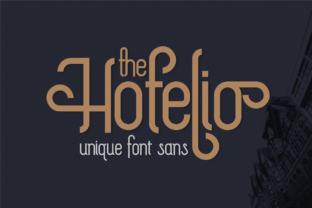 The Hotelio: A Versatile Sans Serif for Sophisticated Branding