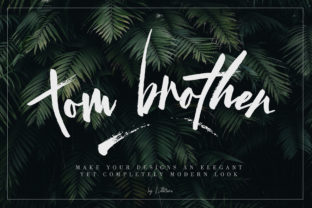 Tom Brother: A Script Handwritten Font for Standout Web Design