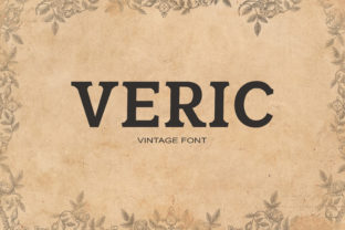 Veric: A Bold Serif Font for Modern Branding