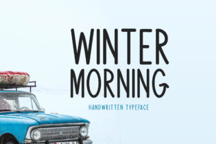 Winter Morning: A Fresh Script Font for Winter-Themed Design